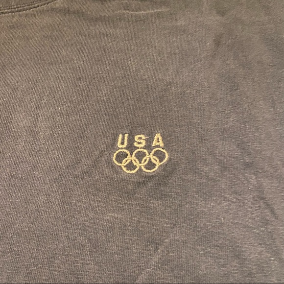 Vintage navy USA Olympic t-shirt XXL - Picture 2 of 3